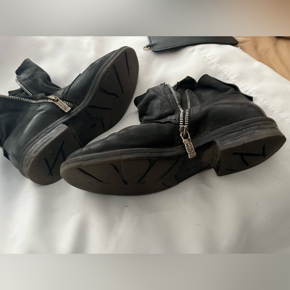 AS98 black leather moto boot good condition; lots of life left - Picture 4 of 5